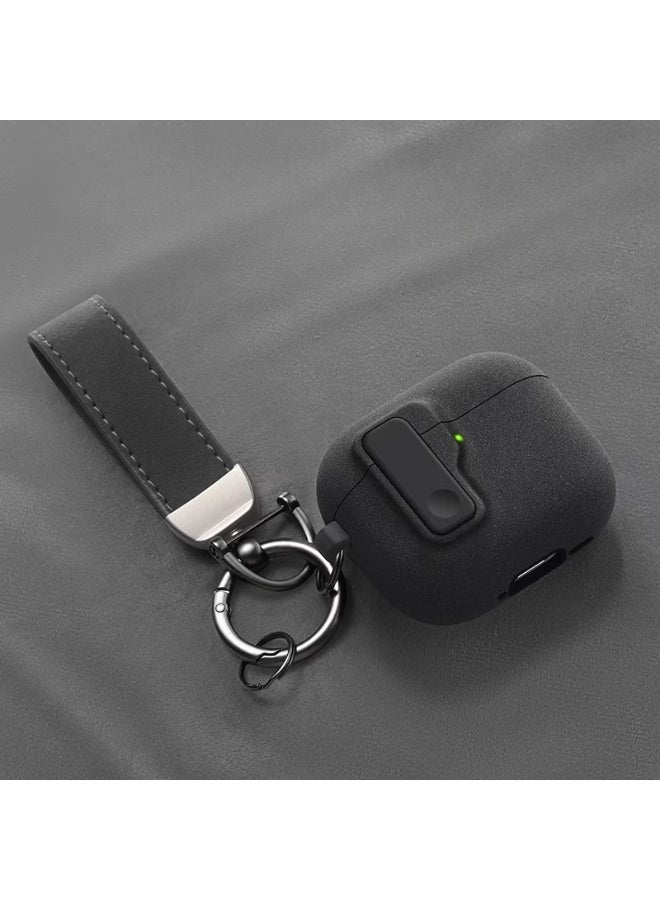 أكاليكس جراب حماية متين وصلب مزود بقفل أمان لسماعات AirPods Pro 2 من الجيل الثاني من Apple - برتقالي - Image 5